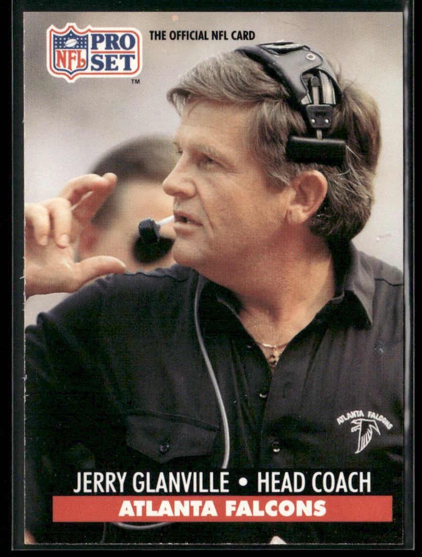 Jerry Glanville 1991 Pro Set #99 Atlanta Falcons front