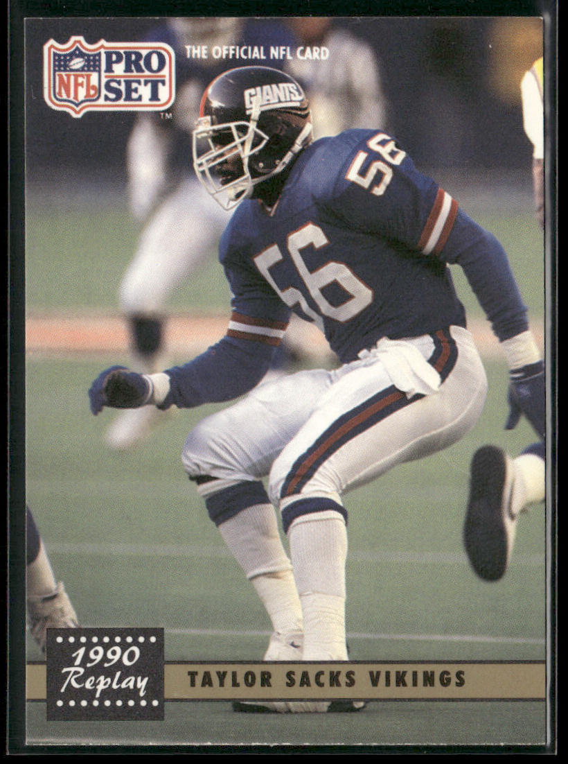 Taylor Sacks Vikings 1991 Pro Set #336 New York Giants