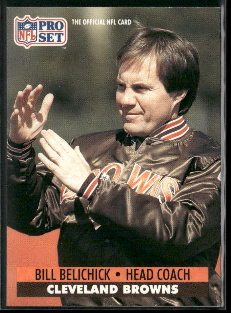 Bill Belichick 1991 Pro Set #126 Cleveland Browns front