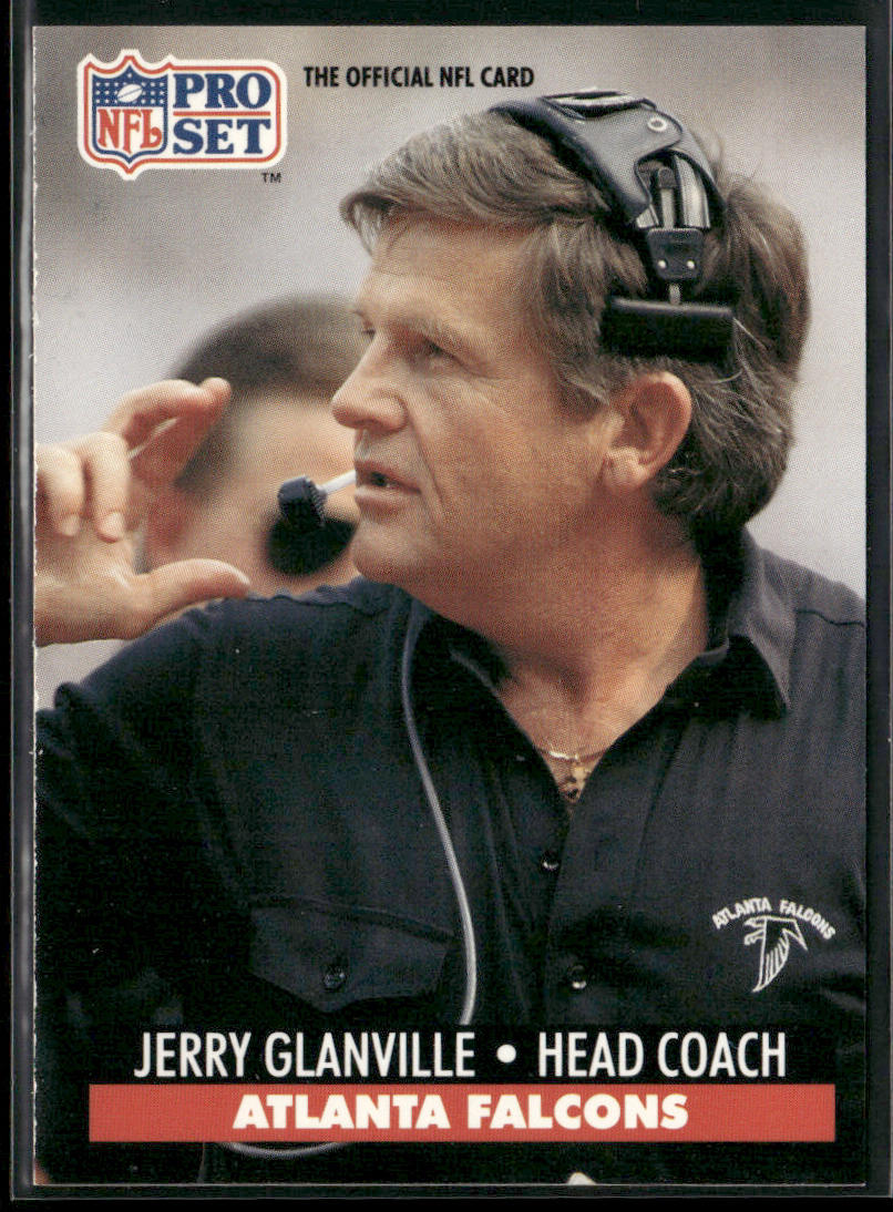 Jerry Glanville 1991 Pro Set #99 Atlanta Falcons front