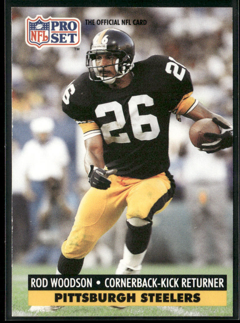 Rod Woodson 1991 Pro Set #278 Pittsburgh Steelers front