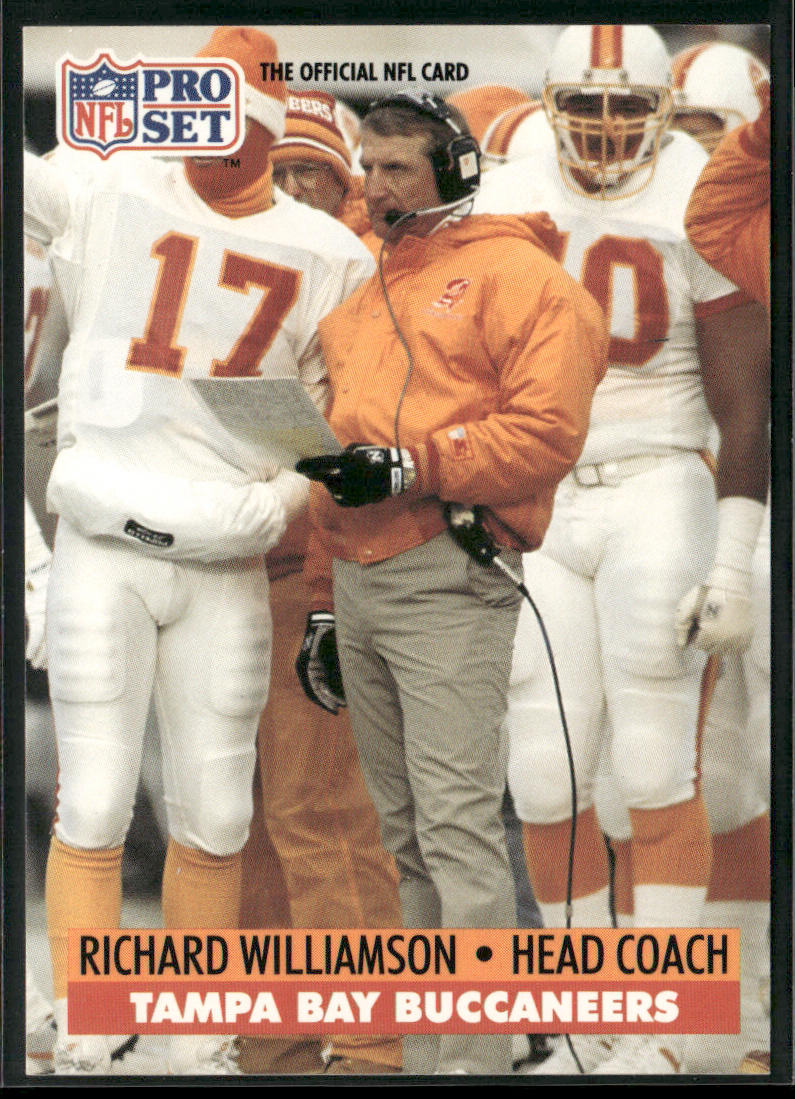 Richard Williamson 1991 Pro Set #315 Tampa Bay Buccaneers front