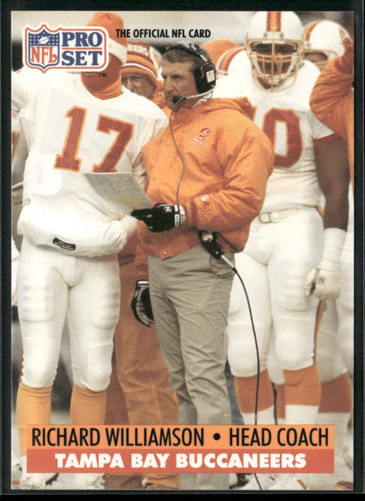 Richard Williamson 1991 Pro Set #315 Tampa Bay Buccaneers front