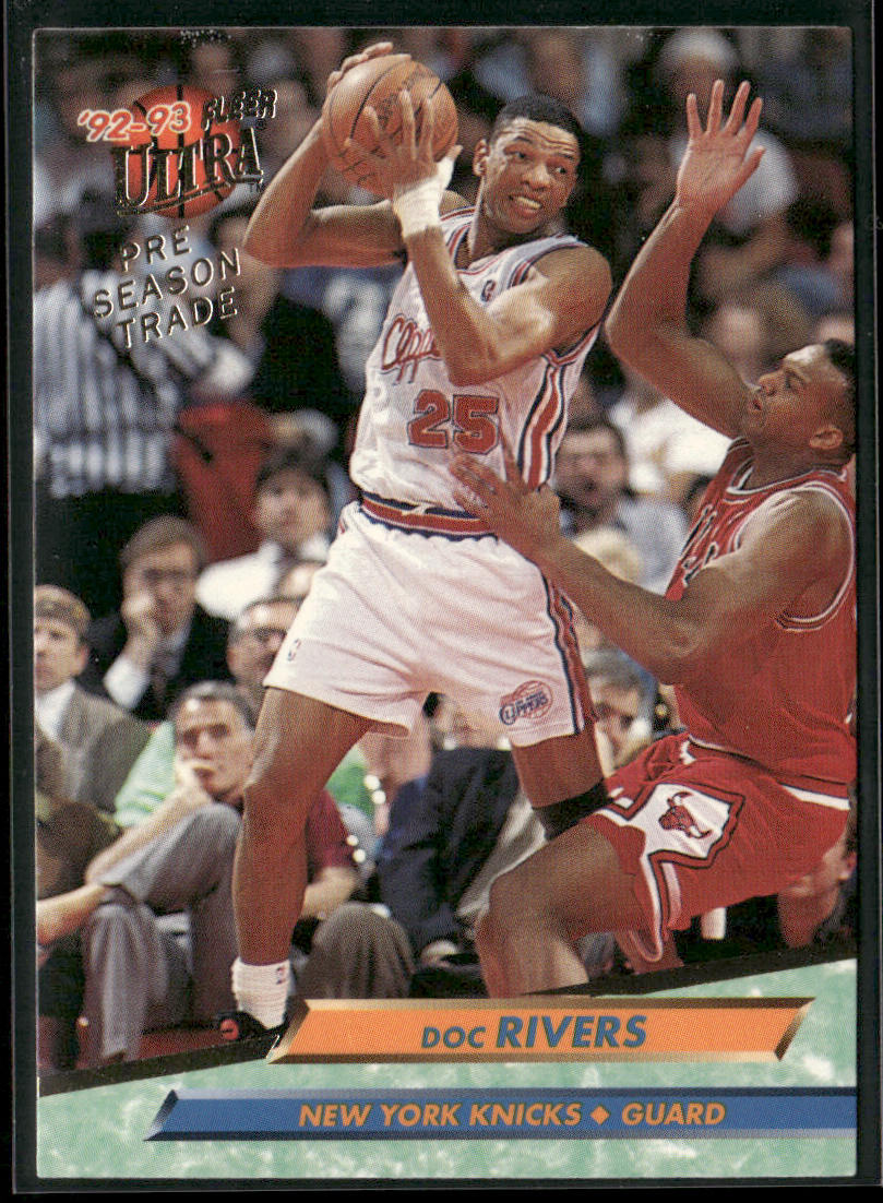 Doc Rivers 1992-93 Ultra #125 New York Knicks front