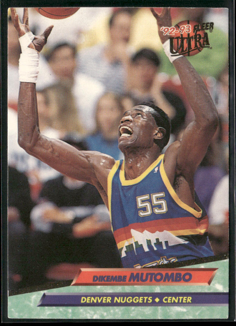 Dikembe Mutombo 1992-93 Ultra #53 Denver Nuggets