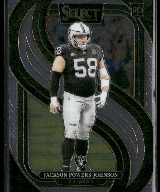 Jackson Powers-Johnson 2024 Panini Select #148 RC Raiders