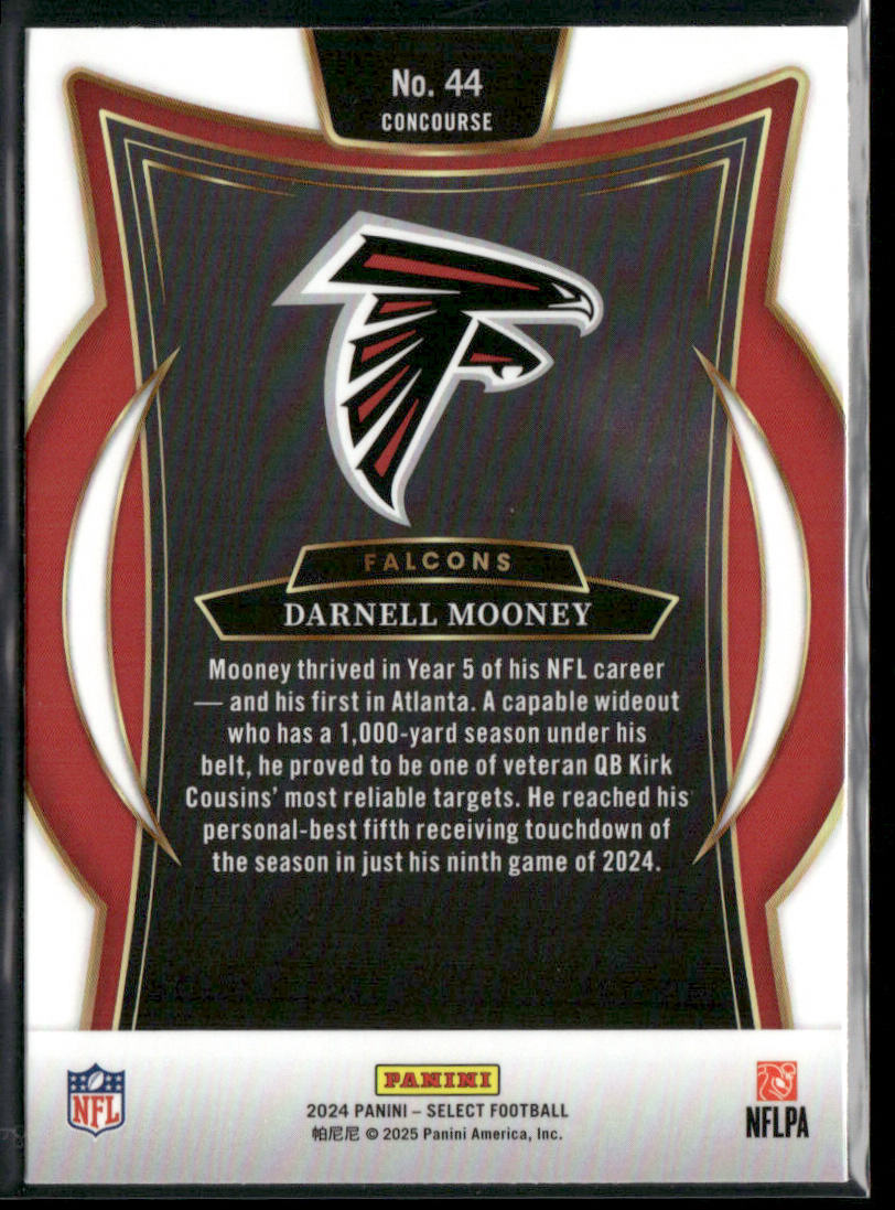 Darnell Mooney 2024 Panini Select #44 Atlanta Falcons