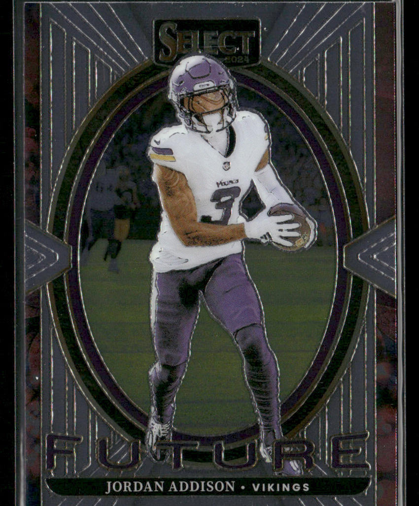 Jordan Addison 2024 Panini Select Select Future #14 Minnesota Vikings