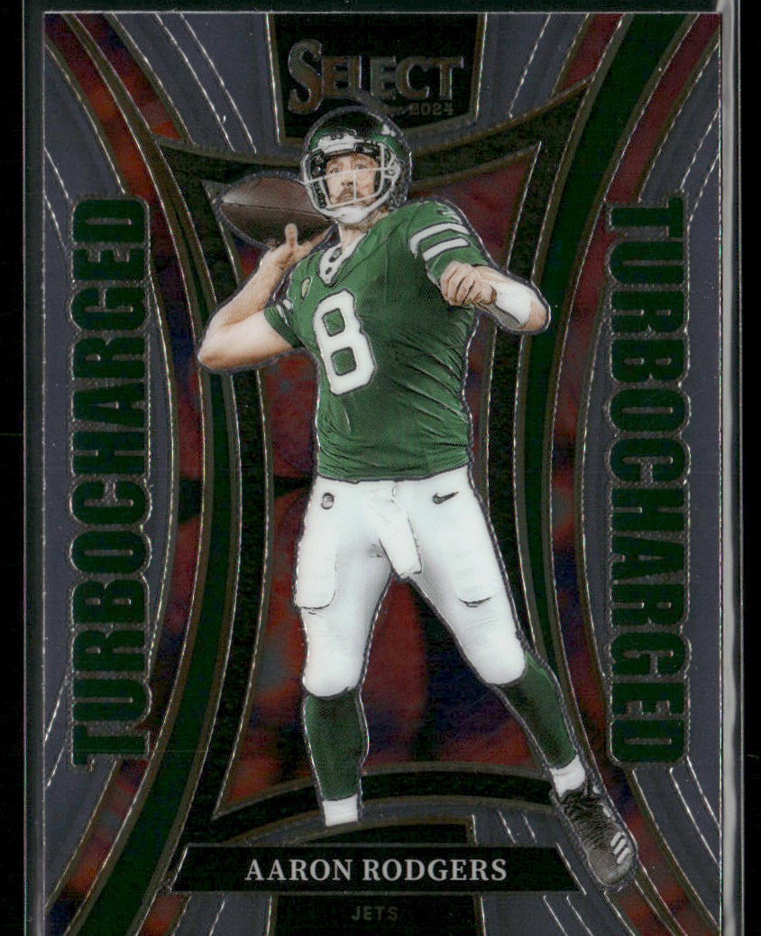 Aaron Rodgers 2024 Panini Select Turbocharged #8 New York Jets