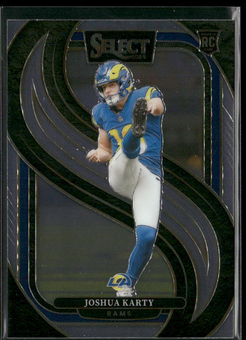 Joshua Karty 2024 Panini Select #164 RC Los Angeles Rams