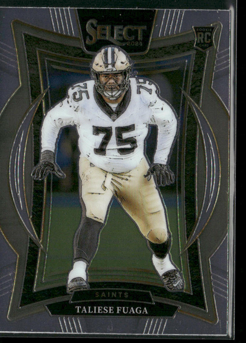 Taliese Fuaga 2024 Panini Select #56 RC New Orleans Saints front