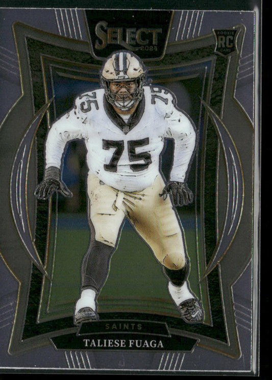 Taliese Fuaga 2024 Panini Select #56 RC New Orleans Saints front
