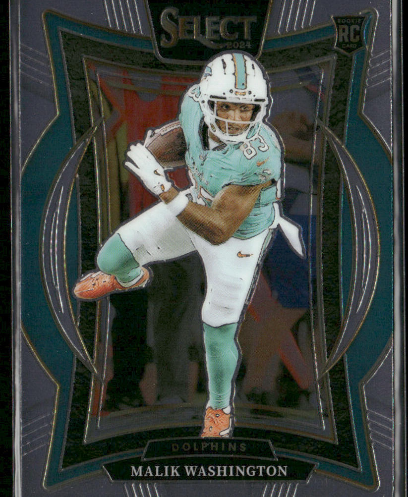Malik Washington 2024 Panini Select #71 RC Miami Dolphins front
