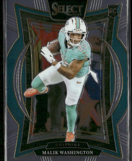 Malik Washington 2024 Panini Select #71 RC Miami Dolphins front