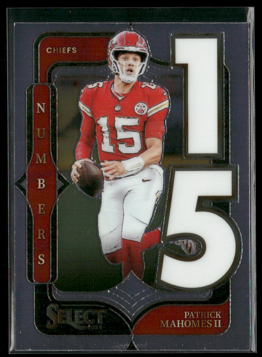 Patrick Mahomes II 2024 Panini Select Select Numbers #9 Kansas City Chiefs