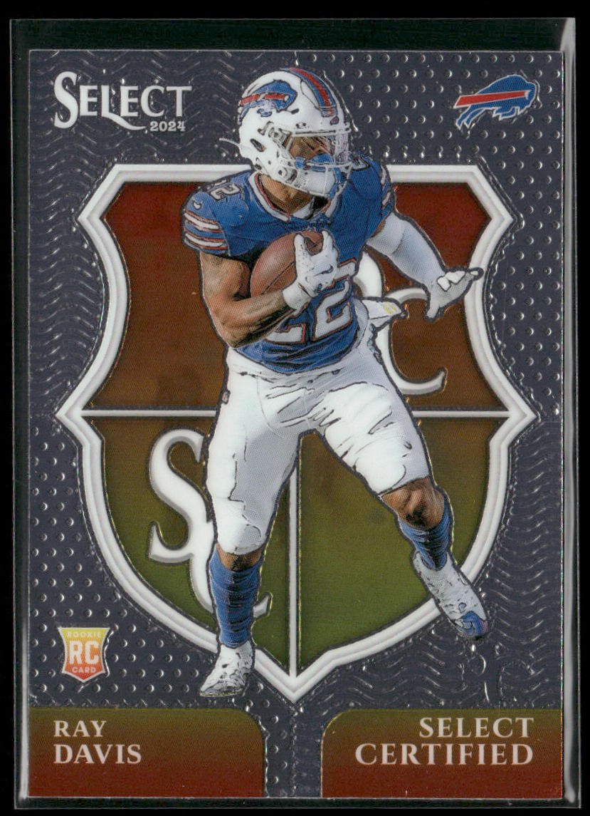 Ray Davis 2024 Panini Select Select Certified Rookies #22 Buffalo Bills