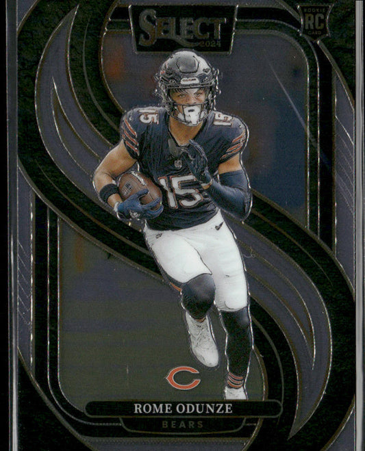 Rome Odunze 2024 Panini Select #136 RC Chicago Bears