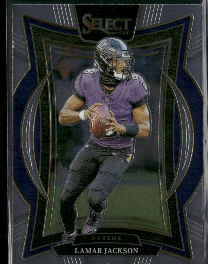 Lamar Jackson 2024 Panini Select #35 Baltimore Ravens front