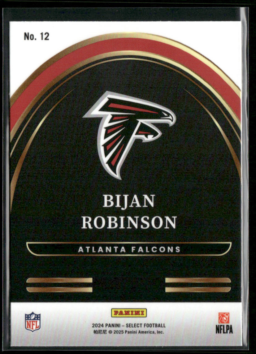 Bijan Robinson 2024 Panini Select Select Future #12 Atlanta Falcons