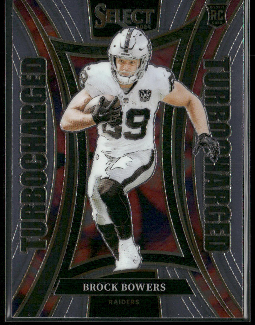 Brock Bowers 2024 Panini Select Turbocharged #6 Las Vegas Raiders
