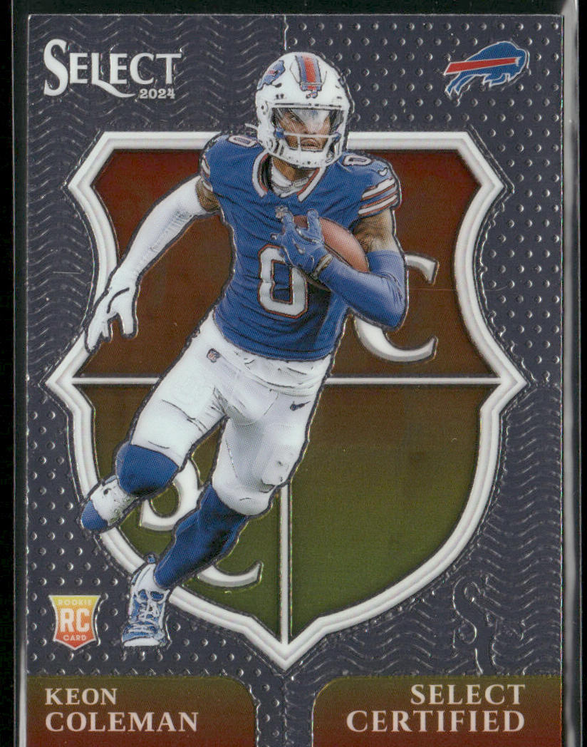 Keon Coleman 2024 Panini Select Select Certified Rookies #13 Buffalo Bills