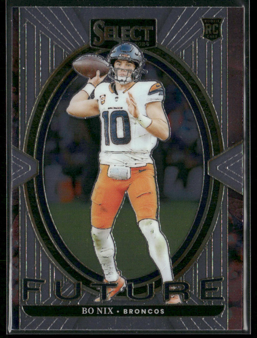 Bo Nix 2024 Panini Select Select Future #7 Denver Broncos