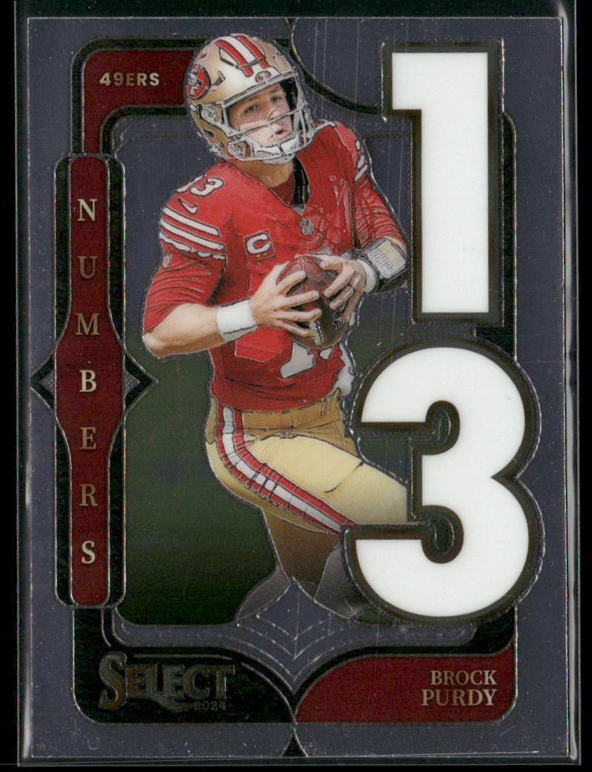 Brock Purdy 2024 Panini Select Select Numbers #22 San Francisco 49ers