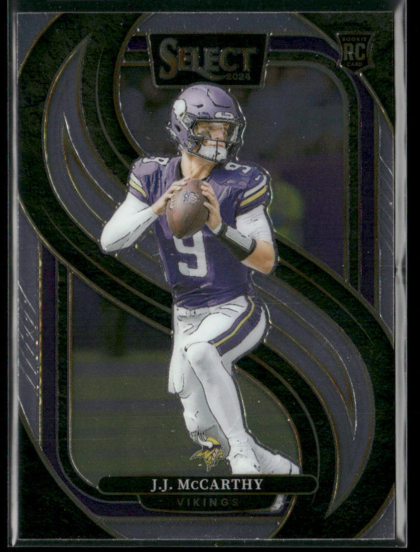 J.J. McCarthy 2024 Panini Select #134 RC Minnesota Vikings