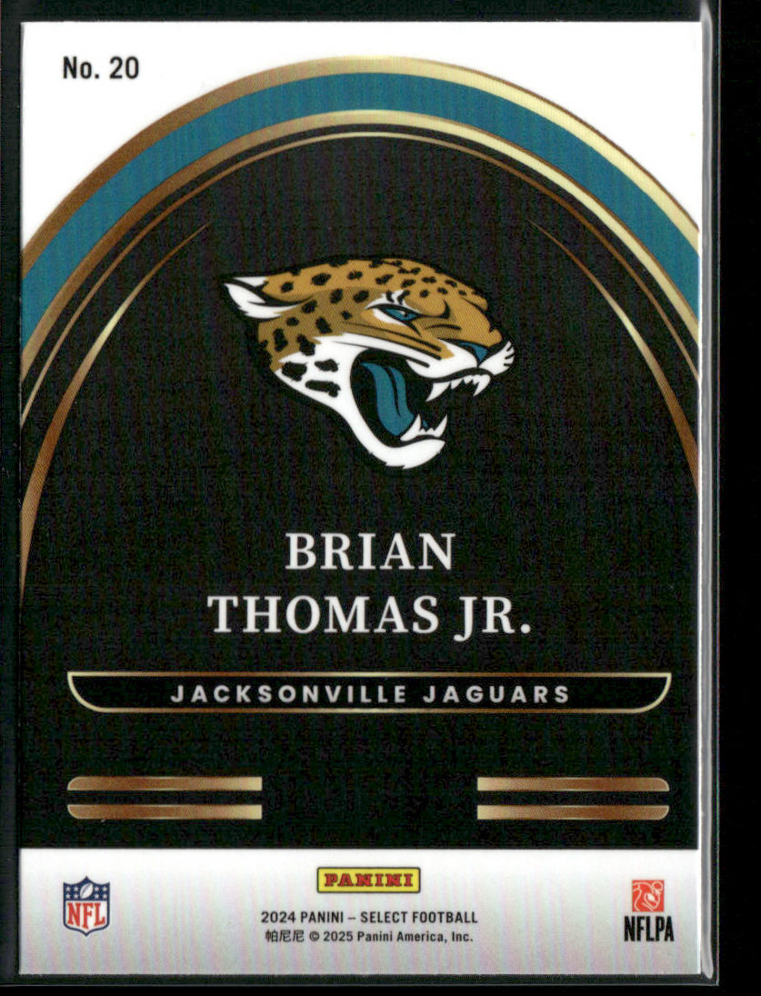 Brian Thomas Jr. 2024 Panini Select Select Future #20 Jacksonville Jaguars