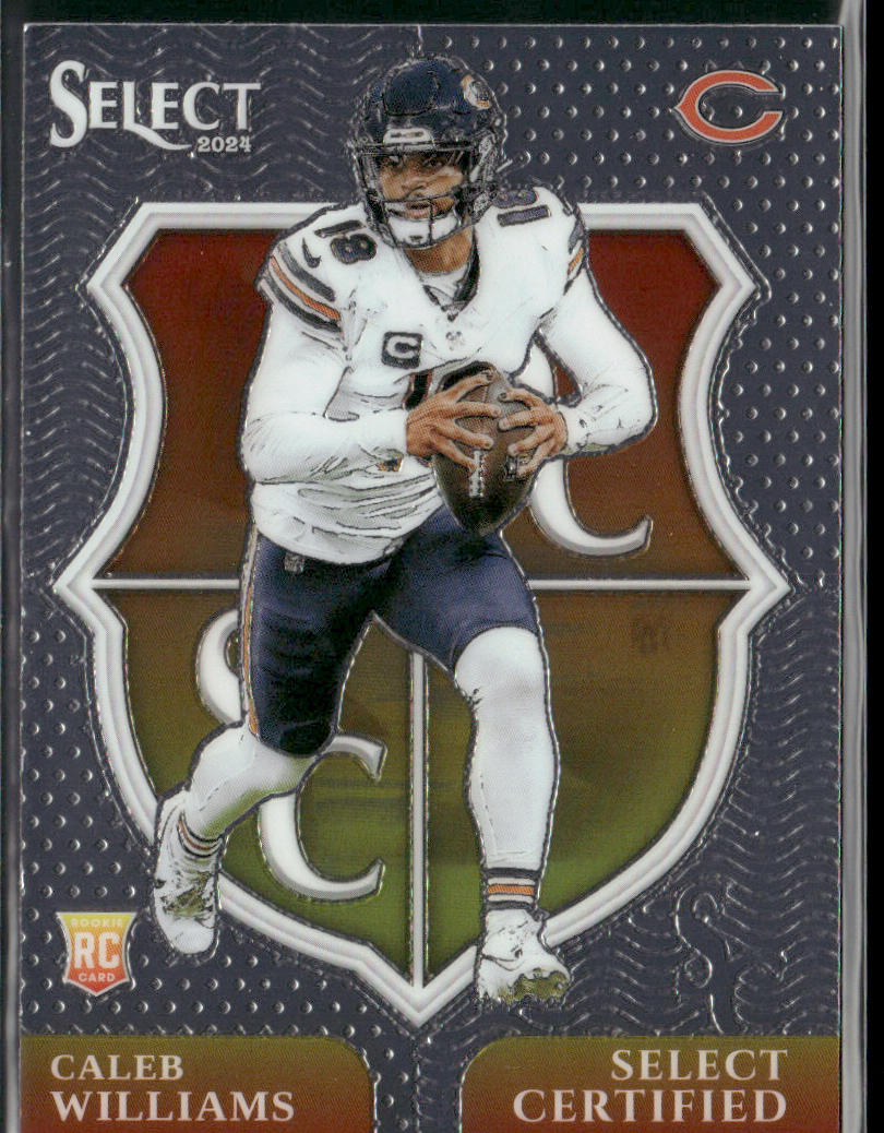 Caleb Williams 2024 Panini Select Select Certified Rookies #1 Chicago Bears