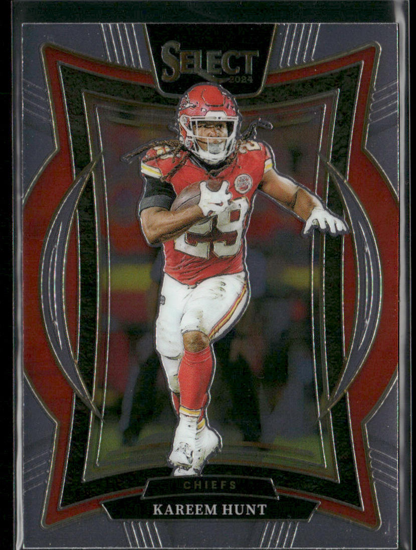 Kareem Hunt 2024 Panini Select #75 Kansas City Chiefs