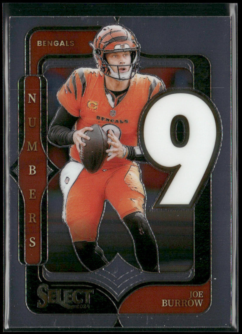Joe Burrow 2024 Panini Select Select Numbers #15 Cincinnati Bengals