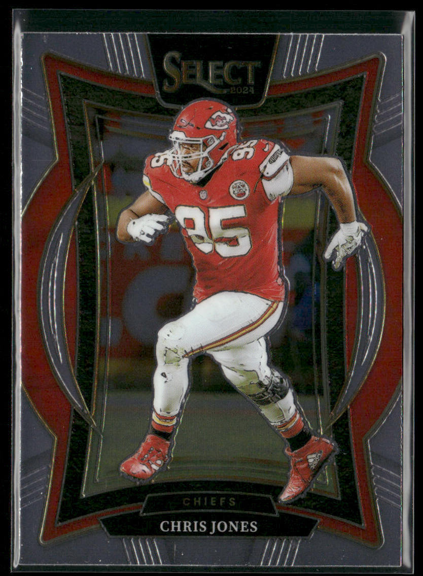 Chris Jones 2024 Panini Select #19 Kansas City Chiefs