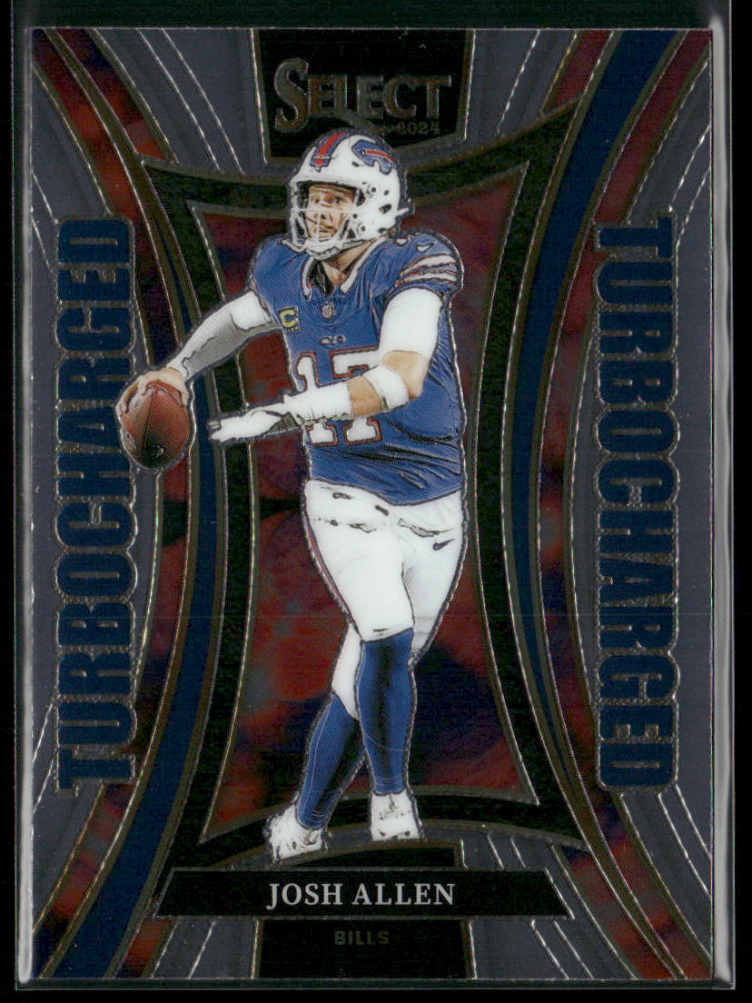 Josh Allen 2024 Panini Select Turbocharged #18 Buffalo Bills