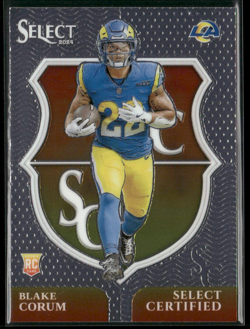 Blake Corum 2024 Panini Select Select Certified Rookies #25 Los Angeles Rams