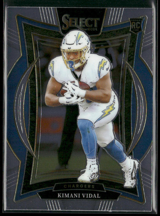 Kimani Vidal 2024 Panini Select #15 RC Los Angeles Chargers