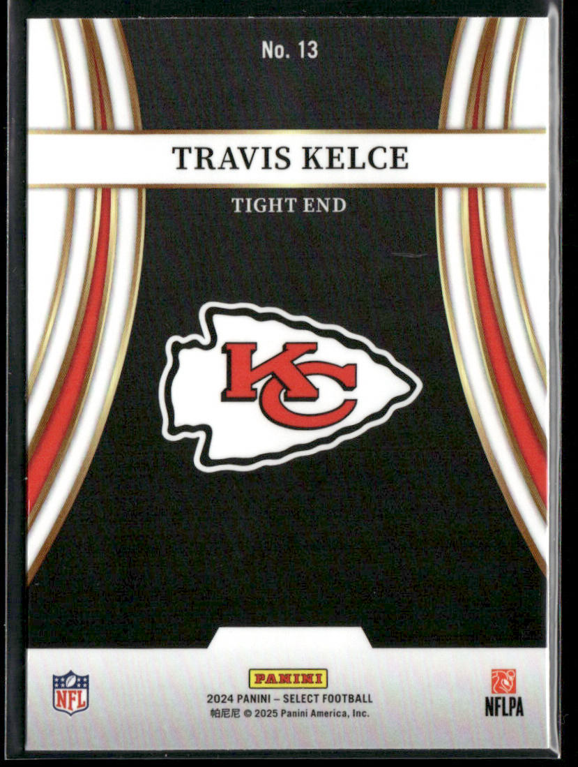 Travis Kelce 2024 Panini Select Turbocharged #13 Kansas City Chiefs