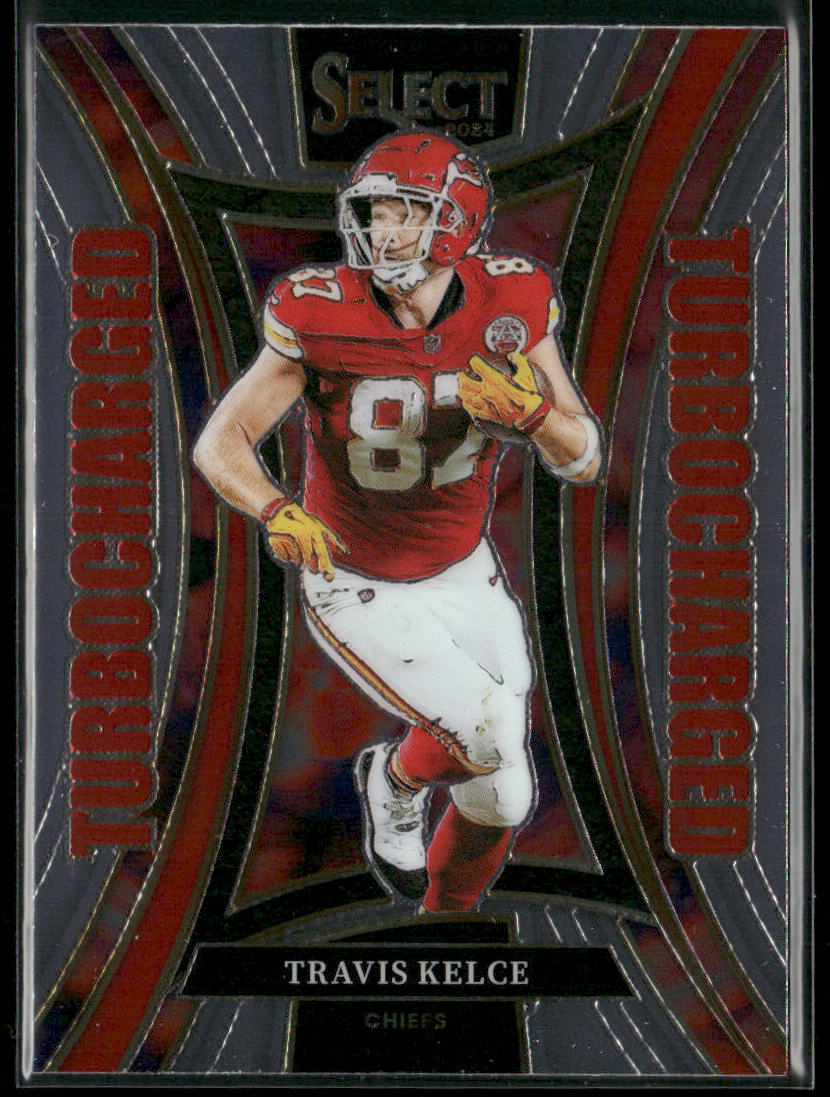 Travis Kelce 2024 Panini Select Turbocharged #13 Kansas City Chiefs