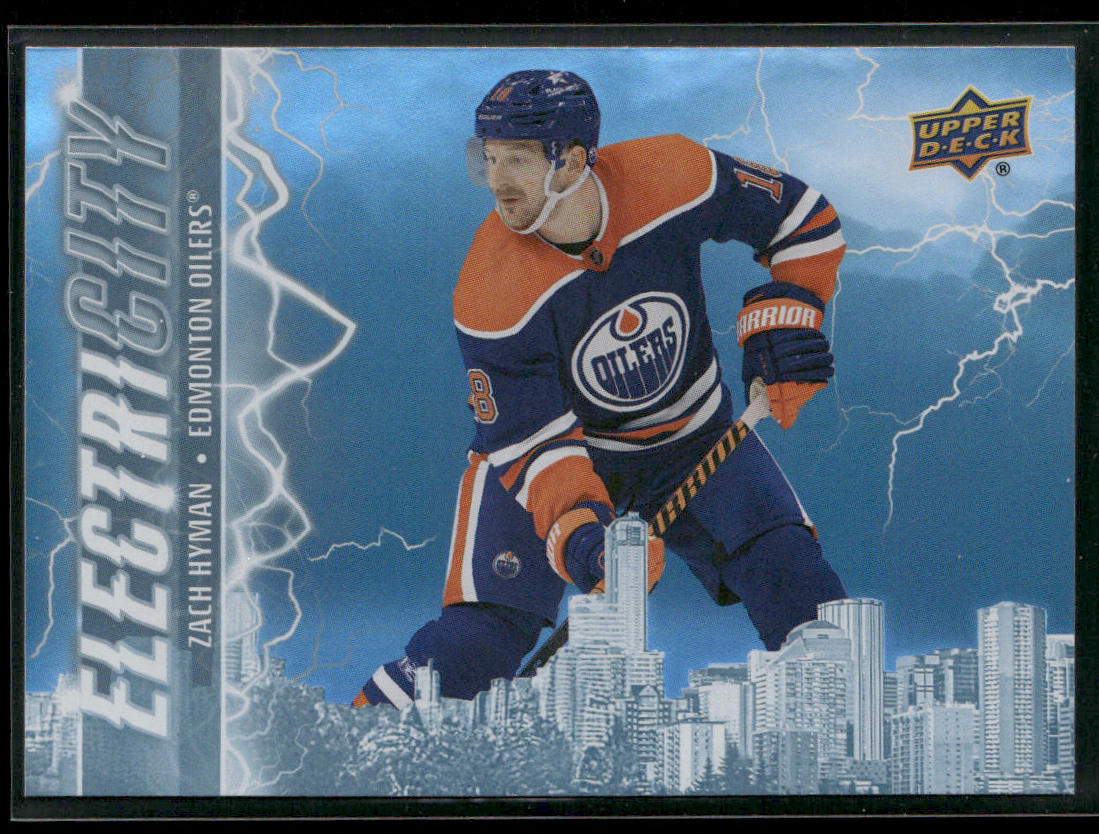 Zach Hyman 2024-25 Upper Deck ElectriCITY #EC-4 Edmonton Oilers