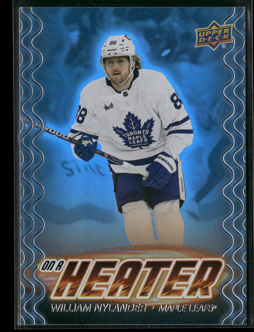 William Nylander 2024-25 Upper Deck On a Heater #OH-14 Toronto Maple Leafs