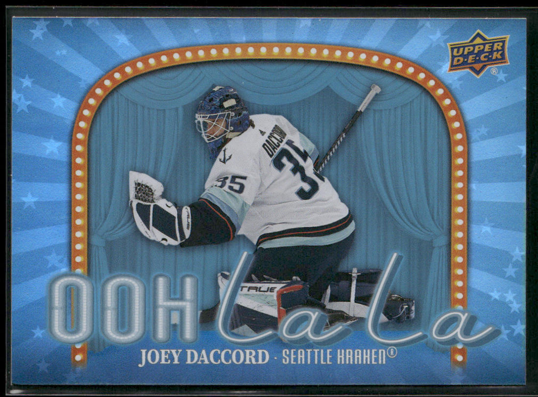 Joey Daccord 2024-25 Upper Deck Ooh La La #OLL-14 Seattle Kraken