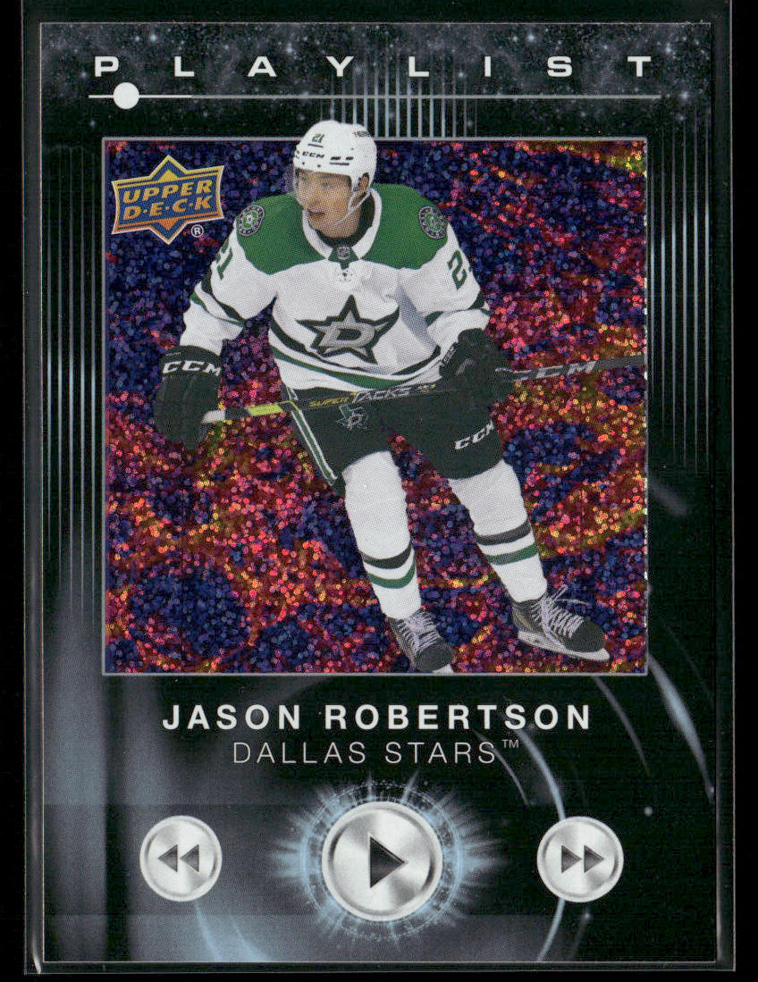 Jason Robertson 2024-25 Upper Deck Playlist Speckled #PL-2 Dallas Stars