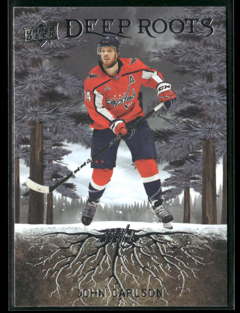 John Carlson 2023-24 Upper Deck Deep Roots #DR-50 Washington Capitals