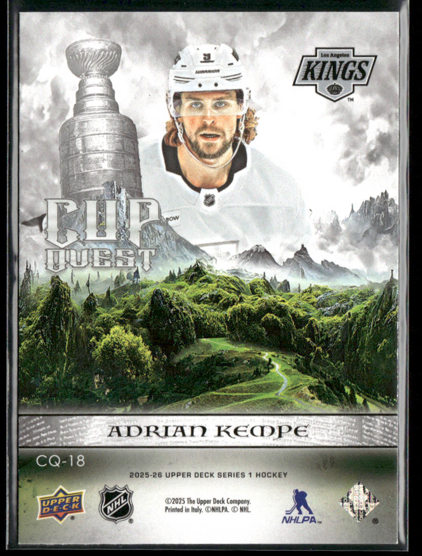 Adrian Kempe 2025-26 Upper Deck Cup Quest #CQ-18 Los Angeles Kings