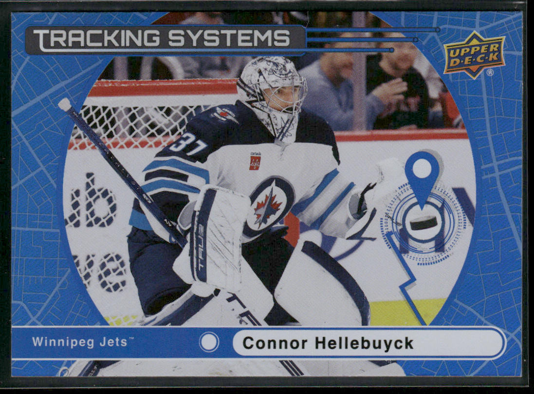 Connor Hellebuyck 2025-26 Upper Deck Tracking Systems #TS-6 Winnipeg Jets