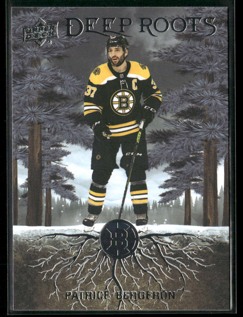 Patrice Bergeron 2023-24 Upper Deck Deep Roots #DR-2 Boston Bruins