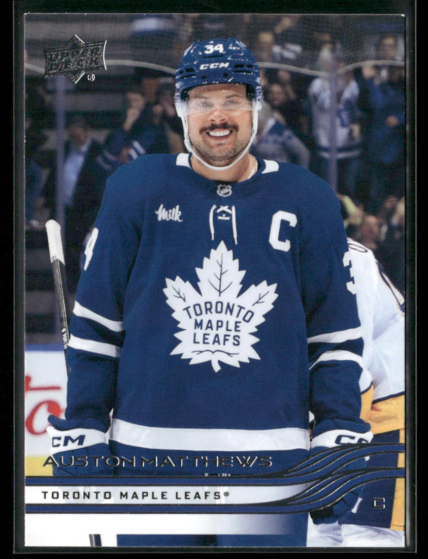 Auston Matthews 2025-26 Upper Deck #161 Toronto Maple Leafs front