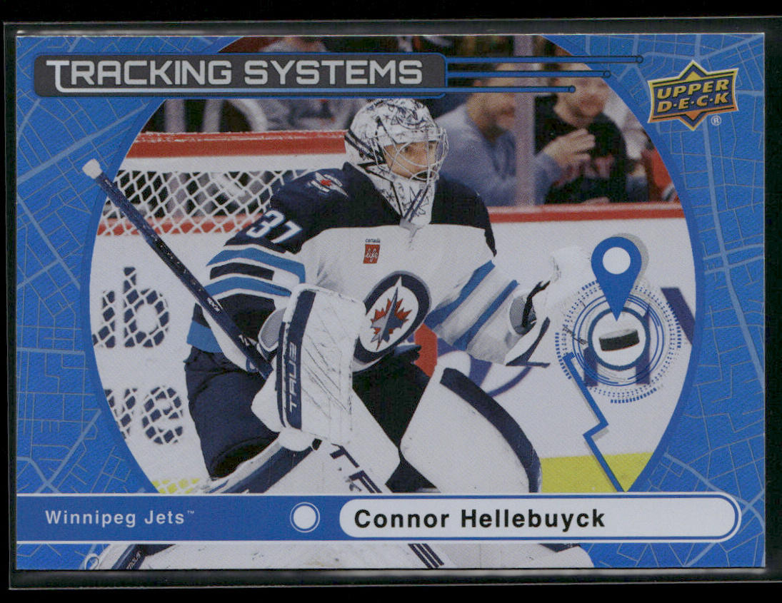 Connor Hellebuyck 2025-26 Upper Deck Tracking Systems #TS-6 Winnipeg Jets front
