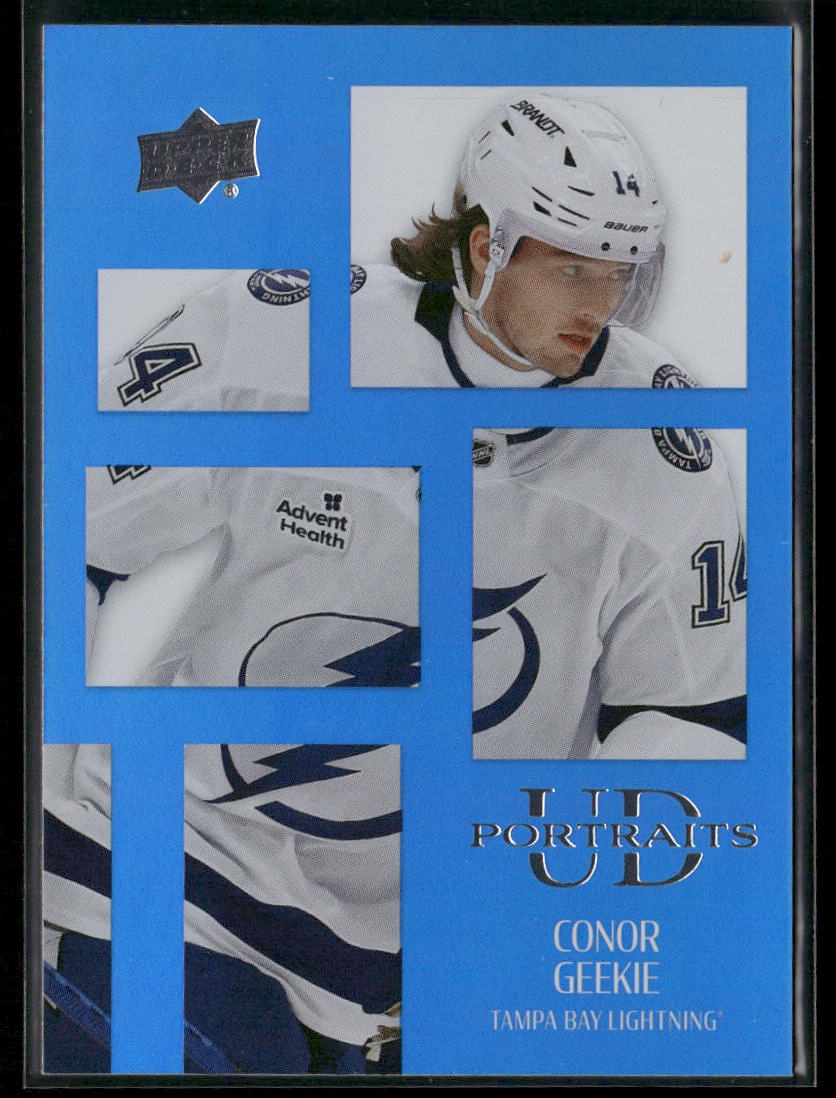Conor Geekie 2024-25 Upper Deck UD Portraits #P43 Tampa Bay Lightning
