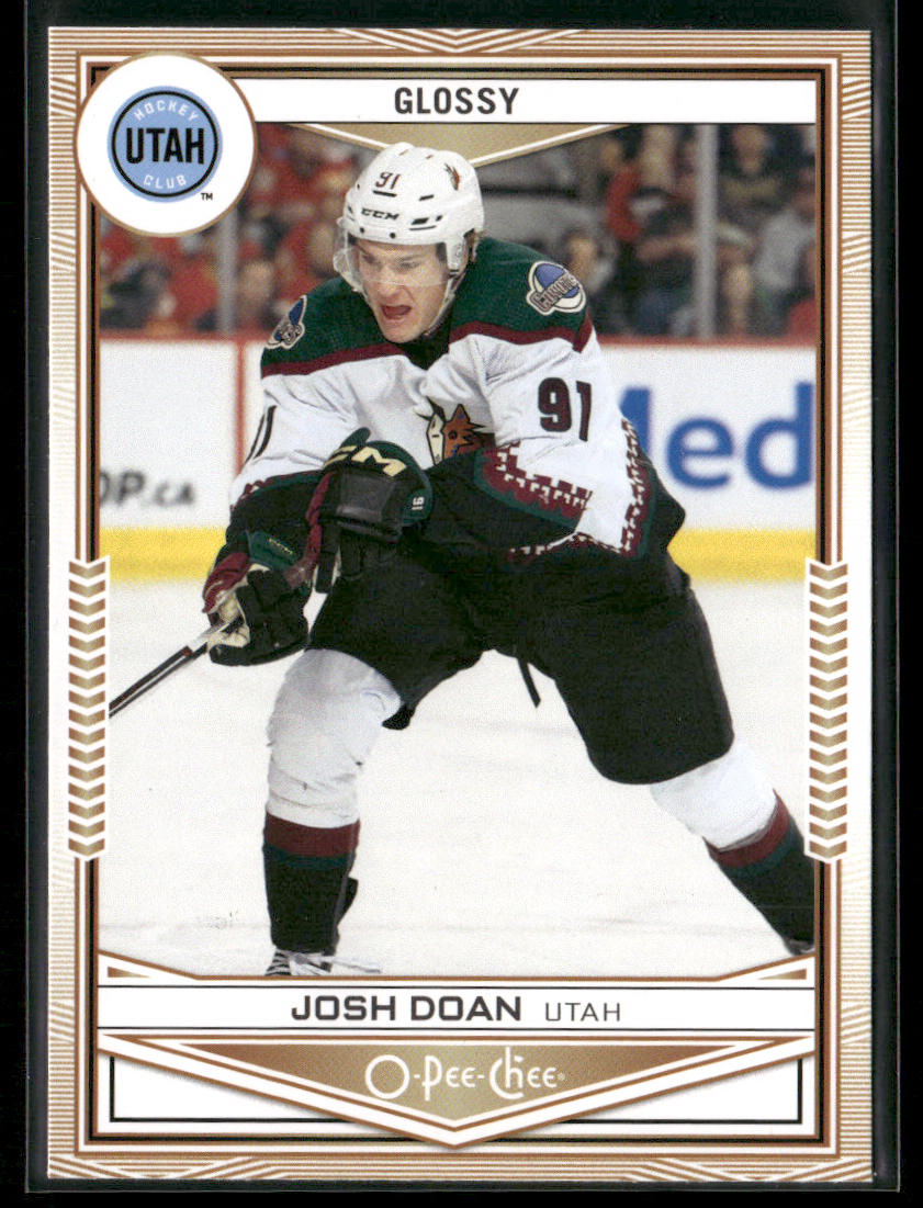 Josh Doan 2024-25 Upper Deck O-Pee-Chee Glossy #OPC-44 Utah Hockey Club front